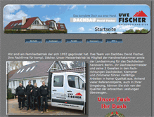 Tablet Screenshot of dachbau-fischer.de